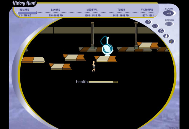 A screenshot showing some of the game's action