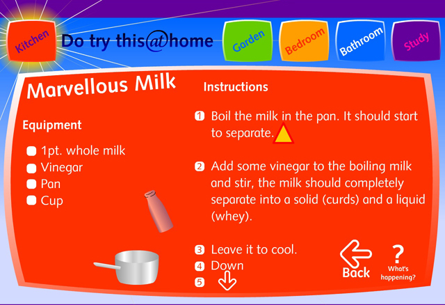 A screenshot showing a simple experiment you can do at home