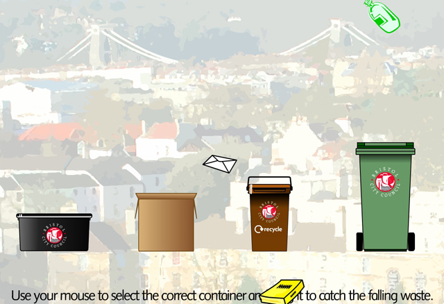 A screenshot showing a selection of boxes and bins