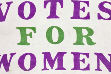 Emily Wilding Davison and the Suffragette Banner