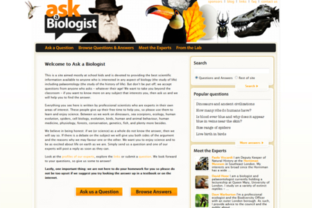 Ask a Biologist