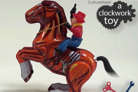 Clockwork Tin Toy