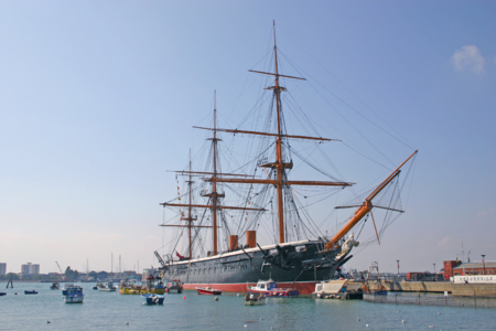HMS Warrior 1860 at Portsmouth Historic Dockyard
