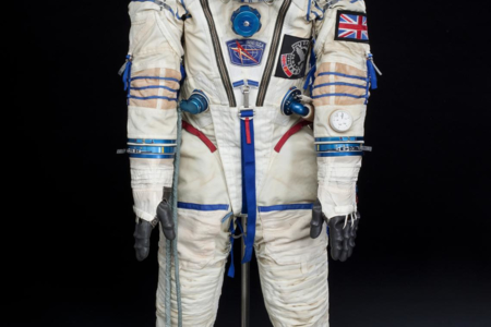 SOKOL Zvezda space suit worn by Helen Sharman